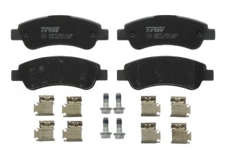 Купить GDB1682 TRW Тормозные колодки задние Jumper (2.0, 2.2, 3.0) без датчика износа
